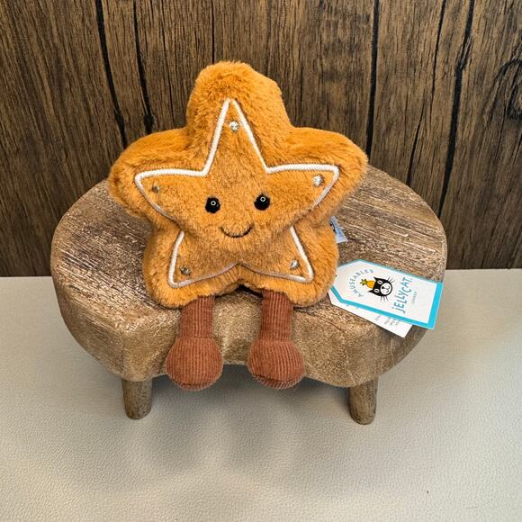 Jellycat Star Cookie NEW! Jellycat Amuseables FAST SHIP Jellycat Christmas - Picture 1 of 7
